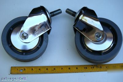 1 to 5 algood maxx 6 chrome swivel casters 2