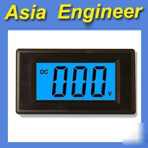3 1/2 blue lcd digital volt panel meter dc 0-200V