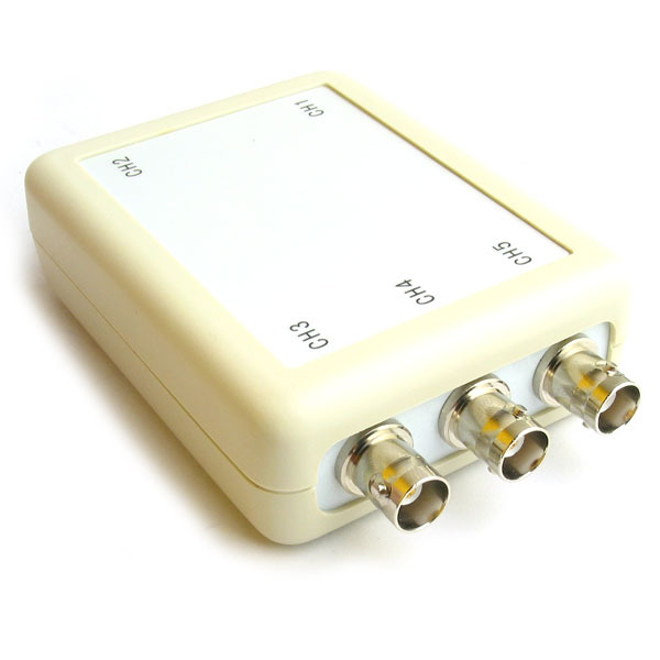 5 channel portable 2 pc usb oscilloscope + software