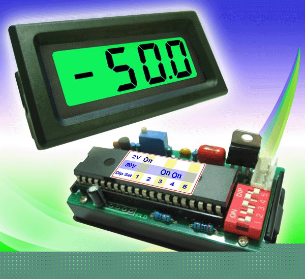 50VDC green lcd dual digital panel voltmeter +regulator