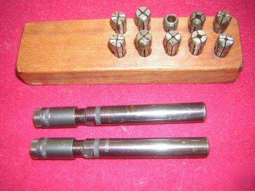 Bt-30 lyndex tool holders w/ collets & accesories