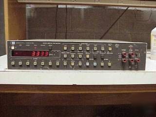 H.p. #3455A digital voltmeter