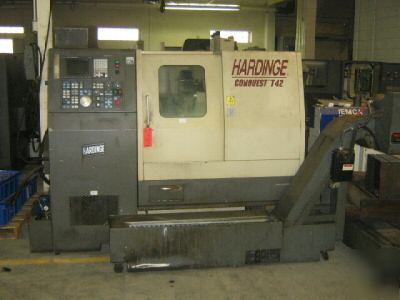Hardinge conquest t-42 cnc turning center