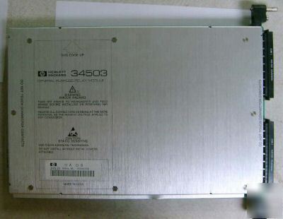 Hp agilent 34503 vxi general purpose relay module