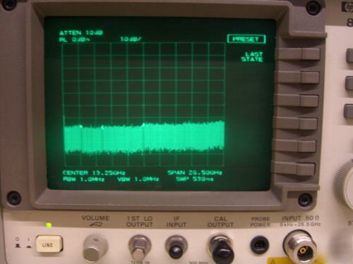 Hp (agilent) 8563E spectrum analyzer, 9 khz - 26.5 ghz