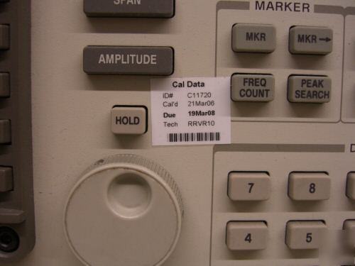 Hp (agilent) 8563E spectrum analyzer, 9 khz - 26.5 ghz
