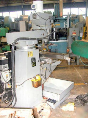 Hurco hawk #KM5P 3 axis knee type cnc vertical mill
