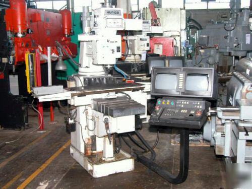 Hurco hawk #KM5P 3 axis knee type cnc vertical mill