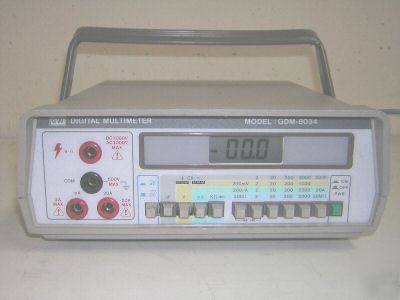 Instek gw gdm-8034 digital multimeter