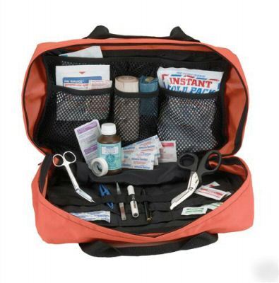 New emt/ ems trauma gear bag -wide open style- - orange