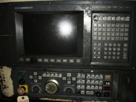 Okuma lu-15 cnc lathe twin turrets OSP7000L just reduce