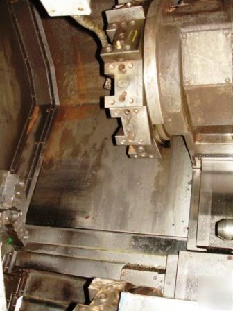 Okuma lu-15 cnc lathe twin turrets OSP7000L just reduce