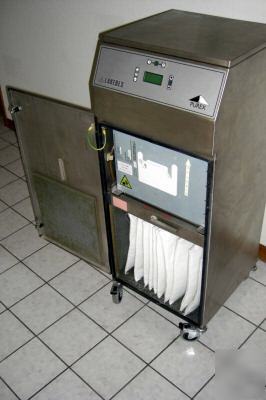 Purex fume extractor-engraver, industrial applications 