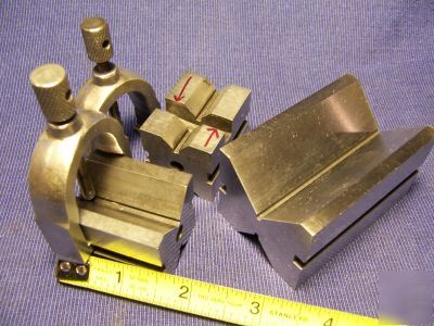 Starrett v-blocks. small, used. 