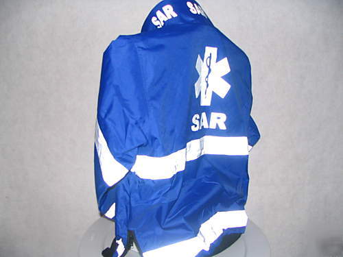 Sar/ems, search and rescue jacket, sar, reflective xl