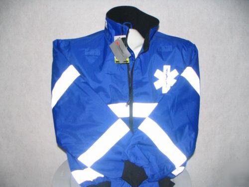 Sar/ems, search and rescue jacket, sar, reflective xl