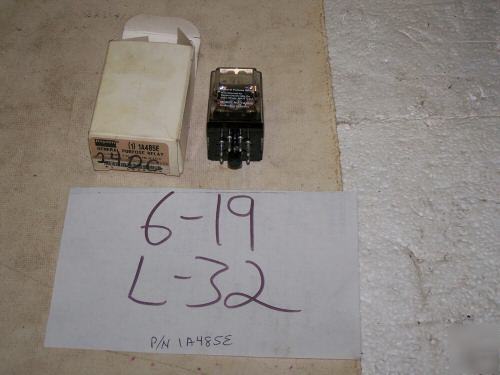 1 dayton relay dpdt 24VDC 8PIN octal p/n: 1A485E
