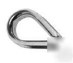 10 stainless steel wire rope thimbles, 3/16
