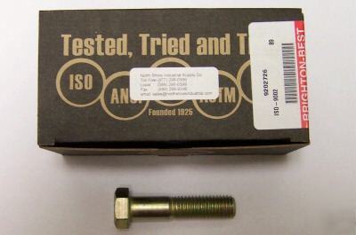100 brighton-best grade 8 hex cap screw 5/16-24 x 2