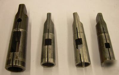 (4) morse taper high speed tool holder made in usa