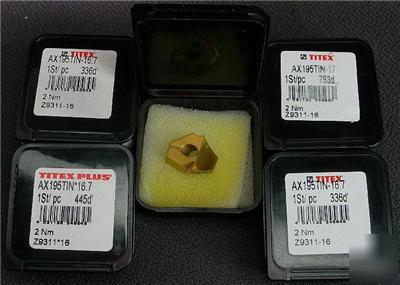 5 titex plus AX195TINX16.7 alpha point drill inserts 