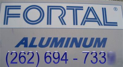 Aluminum fortalÂ® plate 2.660 x 2 1/8 x 23 block bar 