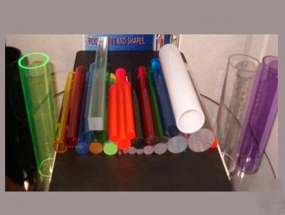 Black round acrylic tube 3X2-3/4 (72