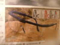 Crews excalibur safety glasses polycarbonate lens ansi