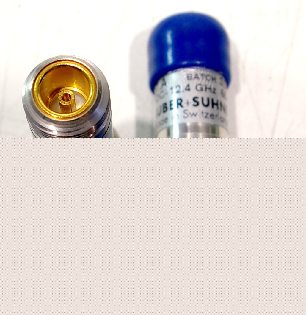 New 2 huber+suhner 6DB attenuator dc-12.4GHZ type n