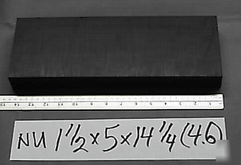Nylon unfilled black 1.5 X5 X14.25
