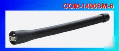 Rubber flex duck antenna vhf motorola sma female 6