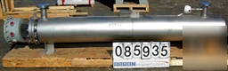 Unused: watlow shell and tube heat exchanger, 63.5 squa