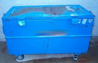  construction jobsite storage gang box on wheels