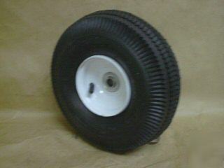 410 / 350 x 4 sawtooth hand cart dolly wheel
