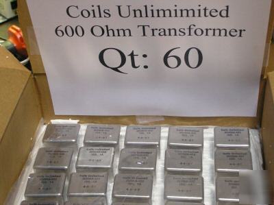 600 ohm hybrid audio transformer balanced telcom 2 wire
