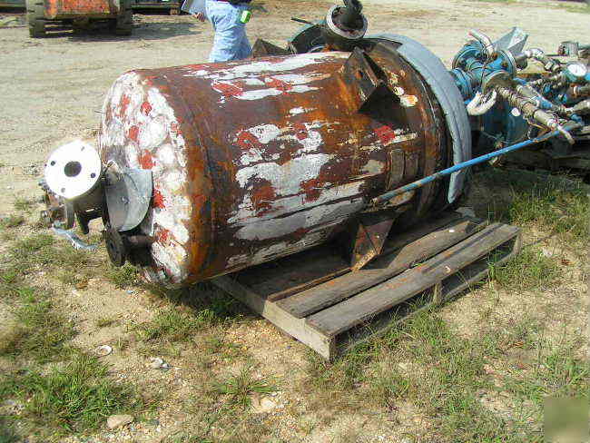 Alloy fab 100 gal glass lined reactor tank w jacket #2