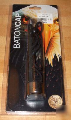 Asp baton cap w/ wrist strap 2914 stainless 