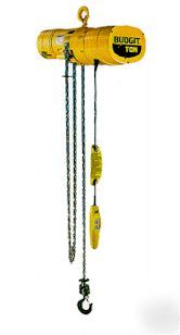 Budgit 1/2 ton electric chain hoist - reconditioned