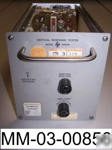 Hewlett-packard 10405A vertical response tester