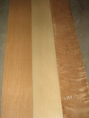 L989 oak, maple and cherry veneer 9 sheet 
