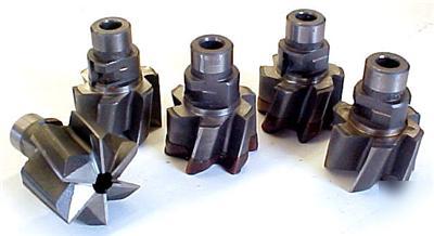 Lot of 5 hss spot facers ~ 2-1/4