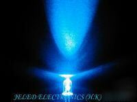 New 1000X 3MM super bright blue led lamp 11,000MCD f/s