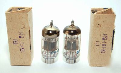 New 6N1P-vi / ECC88 / 6DJ8 triode tube. 90 boxed tubes