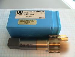 New machinist tools 1 1/2-16NS GH18 ub production tap 