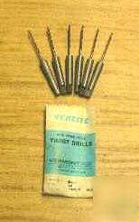New vercite 1/8 high speed taper shank MT1 drill (lot)