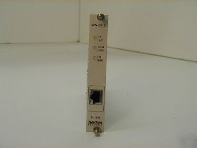 Spirent smartbits wn-3415, WN3415 T1 wan smartcard