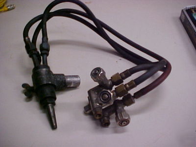 Track cutter machine cutting torch part as-is