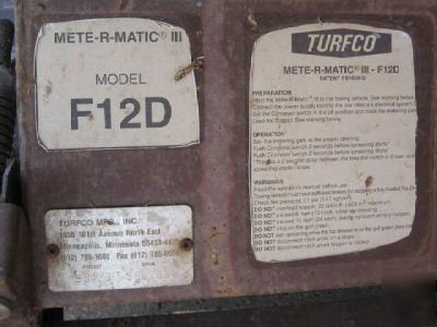 Turfco topdresser top dresser golf course sand sod