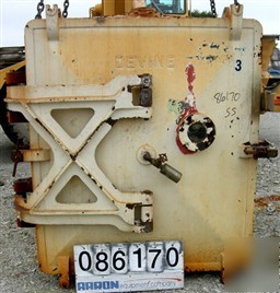 Used: devine vacuum shelf dryer, 451.70 square feet, ca