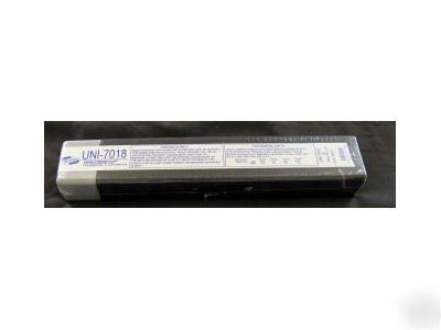 Uniweld 7018 1/8' welding rod electrode 5 lbs.